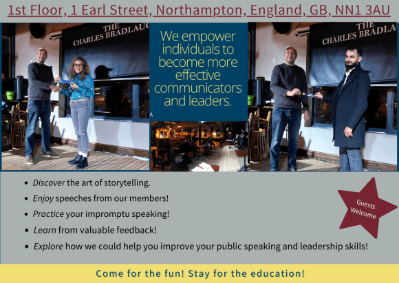 Toastmasters international - Northampton Speakers